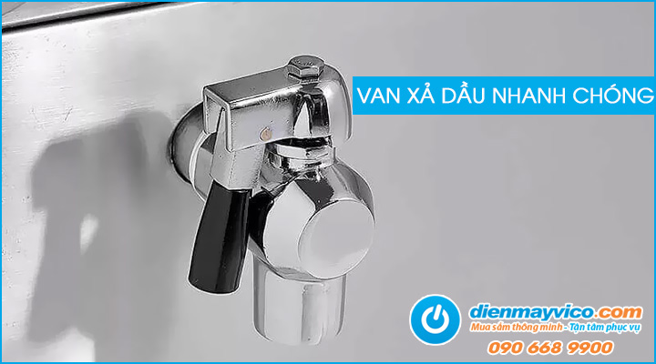 Van xả dầu Bếp chiên nhúng 4 rổ Lestov LT-ZAL-D115