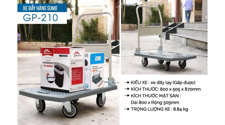 Mẫu xe đẩy hàng Sumo GP-210