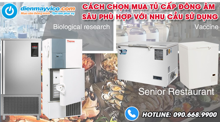 Cách Chọn Mua Tủ Cấp Đông Âm Sâu Phù Hợp Với Nhu Cầu Và Sử Dụng Hiệu Quả