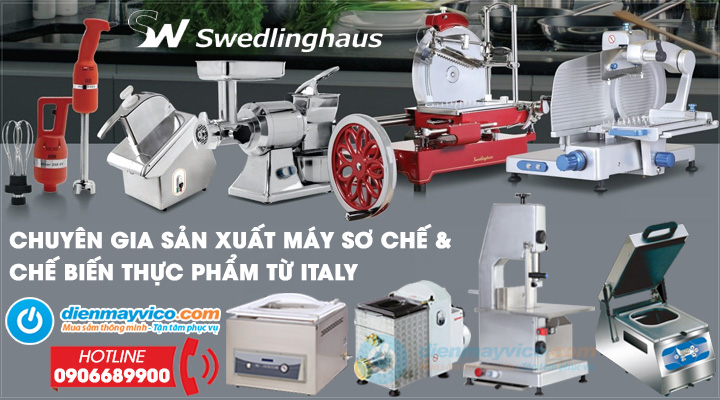 Swedlinghaus – Thương Hiệu Hàng Đầu Italy Chuyên Sản Xuất Dòng Máy Sơ Chế & Chế Biến Thực Phẩm Chuyên Nghiệp Cho Các Nhà Hàng