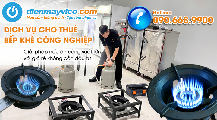 Dịch Vụ Cho Thuê Bếp Khè Công Nghiệp - Giải Pháp Nấu Ăn Công Suất Lớn Với Giá Rẻ Không Cần Đầu Tư