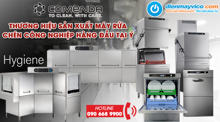 Thương Hiệu Comenda – Nhà Sản Xuất Hàng Đầu Tại Ý Cho Dòng Máy Rửa Chén Công Nghiệp Với Hiệu Suất Vượt Trội