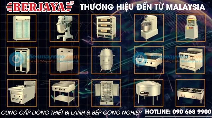 Berjaya – Thương Hiệu Chuyên Cung Cấp Thiết Bị Lạnh Và Bếp Công Nghiệp Chất Lượng Cao