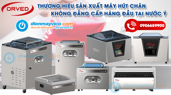 Orved – Thương Hiệu Sản Xuất Máy Hút Chân Không Đẳng Cấp Hàng Đầu Nước Ý