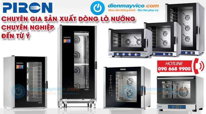 Lò Nướng Piron – Chất Lượng Ý, Đột Phá Công Nghệ Nấu Nướng Cho Các Bếp Chuyên Nghiệp