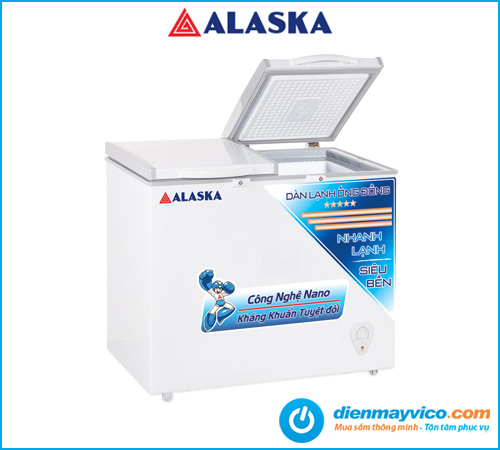 Tủ đông mát Alaska BCD-4568C 282 Lít