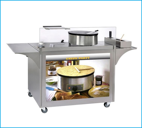 Xe đẩy cho máy làm bánh crepe Roller Grill MC-03