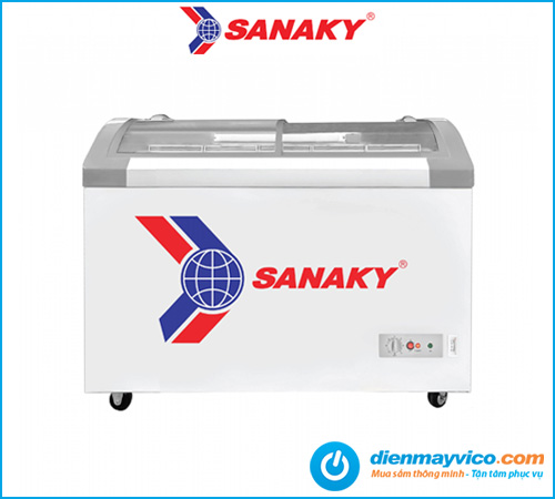 Tủ đông kính cong Sanaky VH-382KB 280 lít