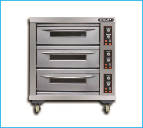 Lò nướng 3 tầng 6 khay Berjaya BJY-E20KW-3BD dùng điện