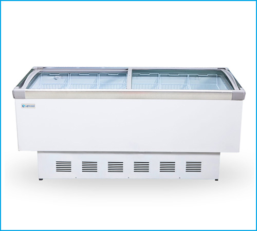 Tủ đông kính phẳng siêu thị Lightcool SD-798 615L