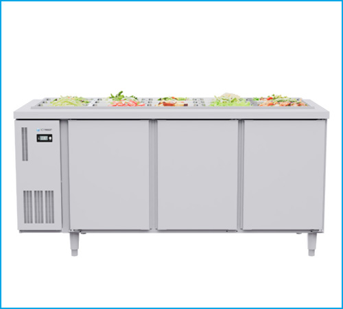 Bàn mát Salad 3 cánh inox Icymax ISR-3S187 1m8