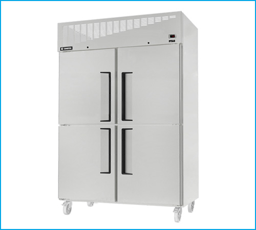 Tủ mát inox 4 cánh inverter Sanden Intercool SRR3-1327i 1310L