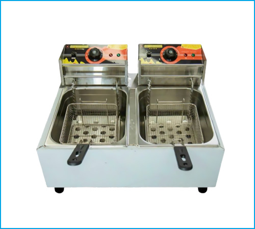 Thanh lý bếp chiên nhúng đôi để bàn 2 x 6L EF-82 dùng điện