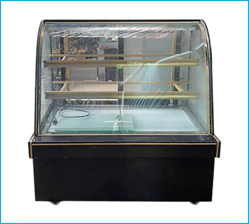 Thanh lý tủ bánh kem kính cong 1m2