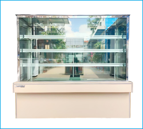 Thanh lý tủ bánh kem kính vuông 4 tầng NorthWind WD-7R 1m8