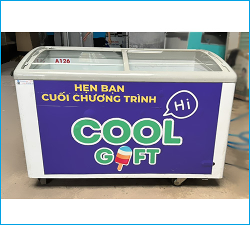 Thanh lý tủ đông kem kính lùa The Cool TC348CG 348L