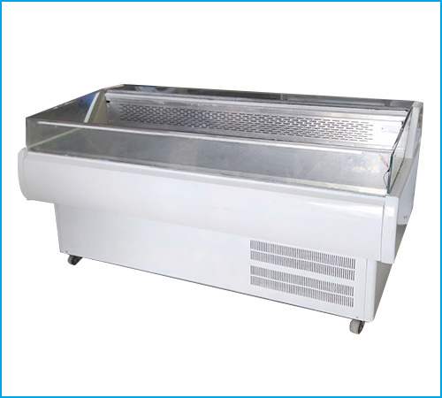 Thanh lý tủ mát nằm trưng bày không cửa 2m