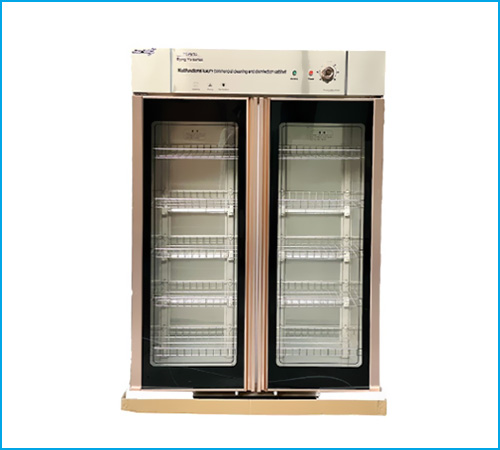 Thanh lý tủ sấy diệt khuẩn chén bát 2 cánh kính Snow Village 910L