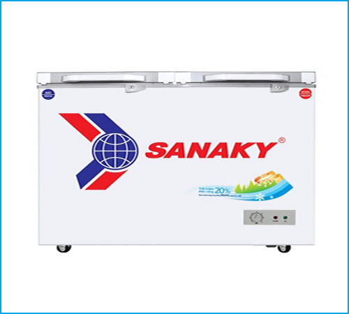 Tủ đông mát kính cường lực Sanaky VH-4099W2KD 300 lít