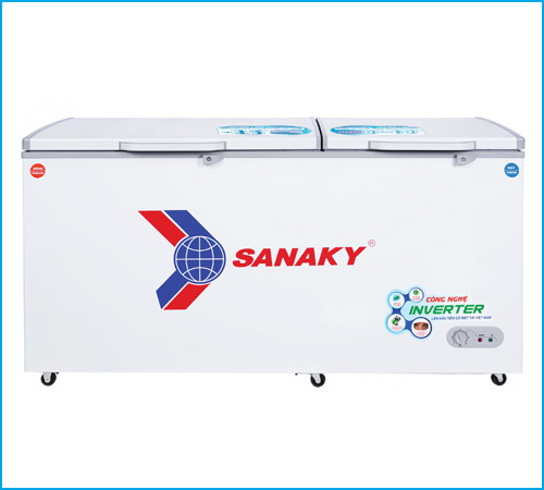 Tủ đông mát Sanaky VH-6699W3 Inverter 485 lít