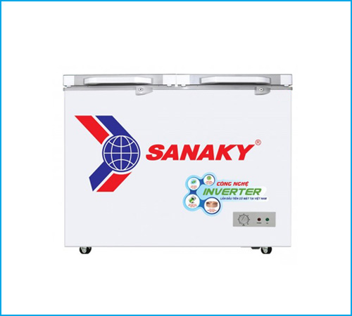 Tủ đông kính cường lực Sanaky Inverter VH-2599A4K 208 lít