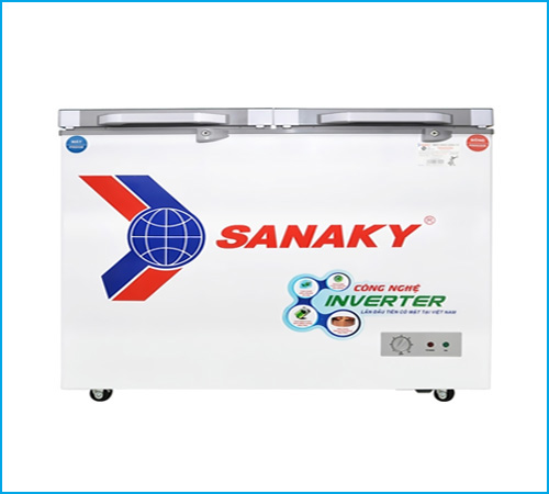 Tủ đông mát kính cường lực Sanaky Inverter VH-4099W4K 280 lít