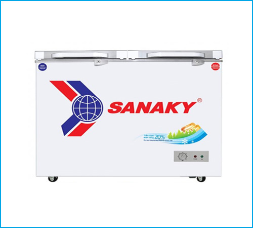 Tủ đông mát kính cường lực Sanaky VH-2899W2K 230 lít