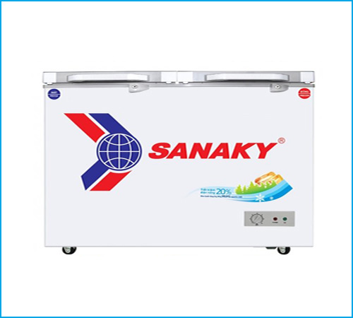 Tủ đông mát kính cường lực Sanaky VH-3699W2K 270 lít