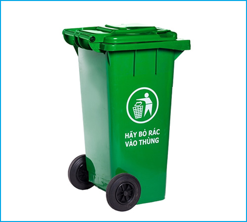 Cho thuê thùng rác 120 lít số lượng lớn giá rẻ